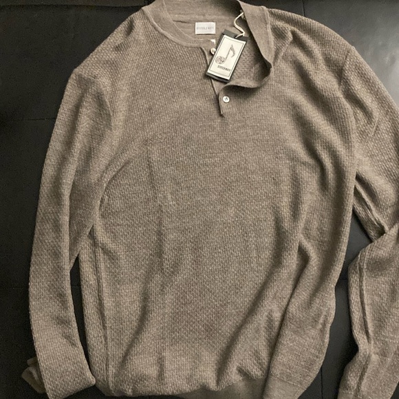Merino Wool Henley sweater. Stitch-Note. Fantastic sweater. - Picture 3 of 5